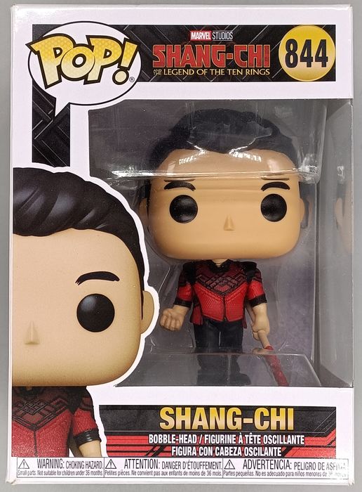 844 Shang-Chi (w Staff) - Marvel Shang-Chi Ten Ring Box Damaged Funko POP Funko