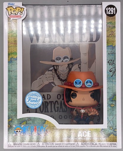 1291 Ace - Wanted Poster - One Piece Funko POP Funko
