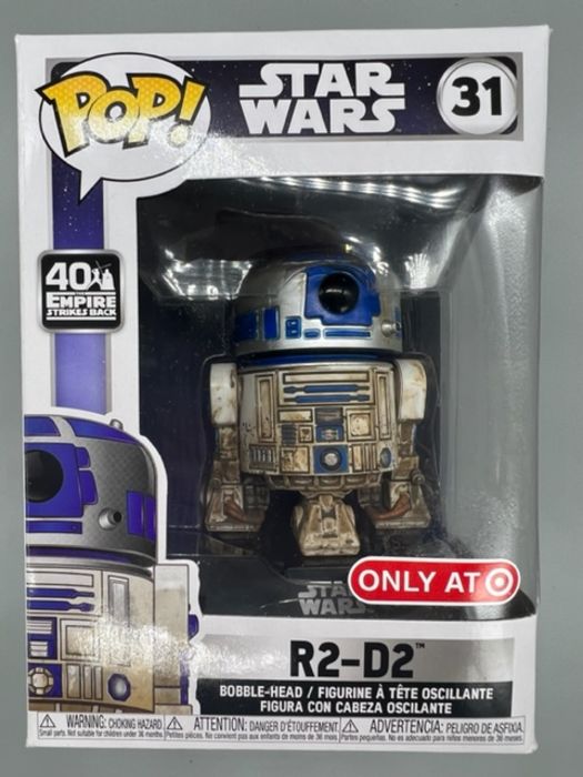31 R2-D2 (Dagobah) - Star Wars - Funko POP - Box Damaged