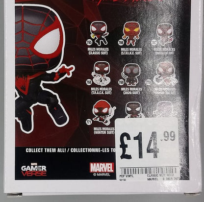 765 Miles Morales (Classic Suit)  SpiderMan Funko POP - Box Damaged