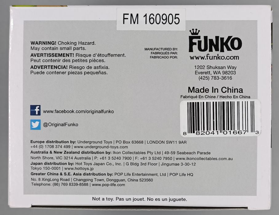 20 Ultimate Warrior - WWE - Box Damaged Funko POP