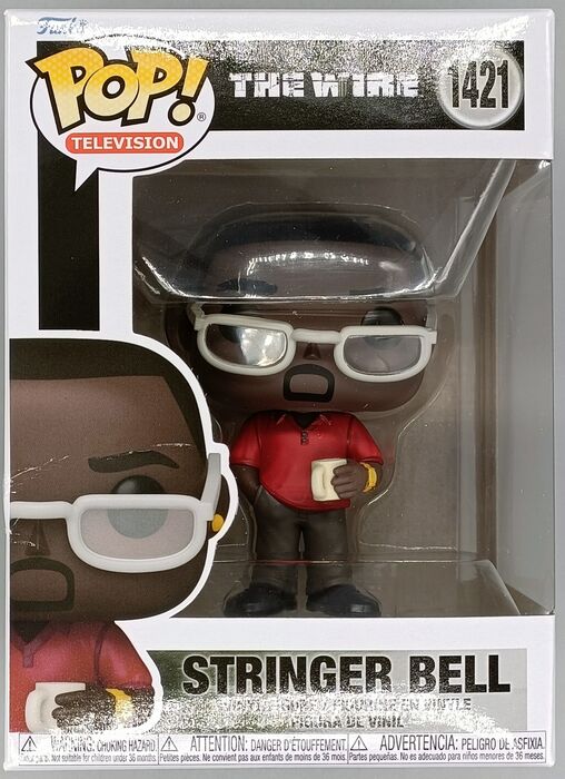 1421 Stringer Bell - The Wire - Box Damaged Funko POP Funko
