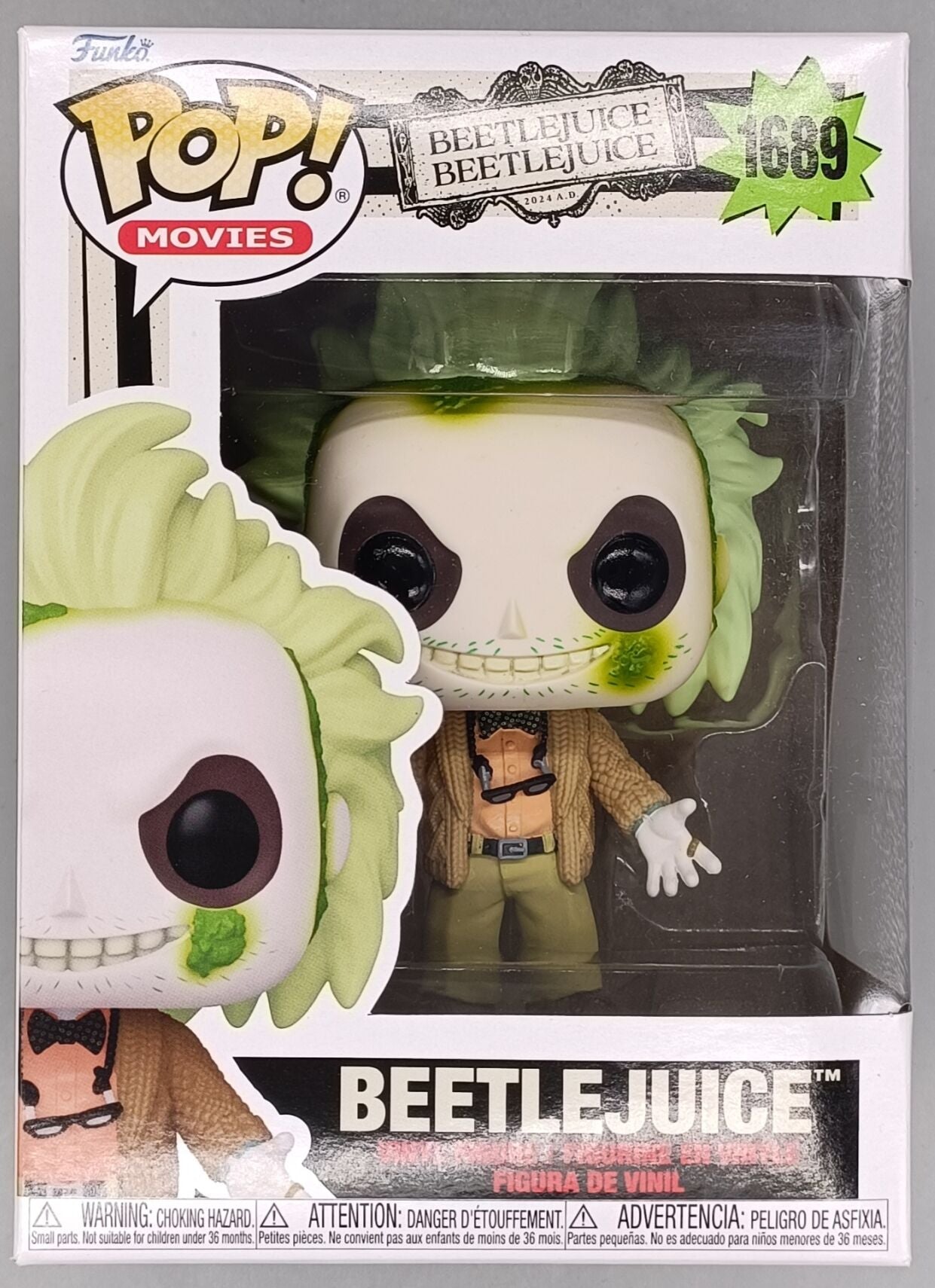 1689 Beetlejuice - Beetlejuice 2 - Horror Funko POP - Box Damaged