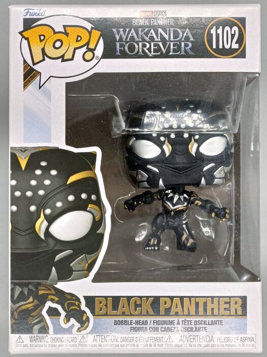 1102 Black Panther Marvel Black Panther Wakanda Forever Funko POP