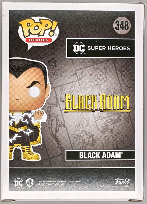348 Black Adam - Glow - DC Super Heroes Funko POP