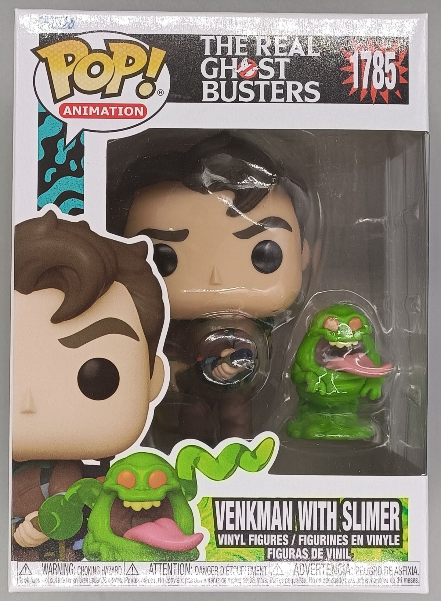 1785 Venkman with Slimer - The Real Ghostbusters Funko POP - Brand New
