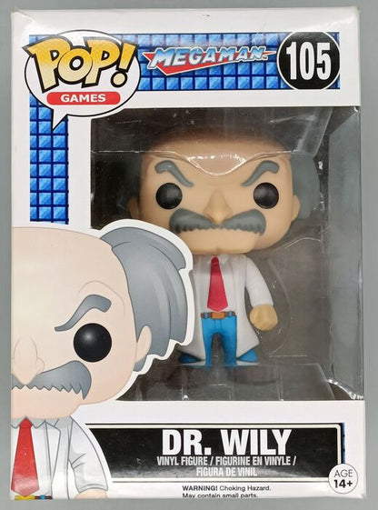 105 Dr. Wily - Mega Man - Box Damaged Funko POP