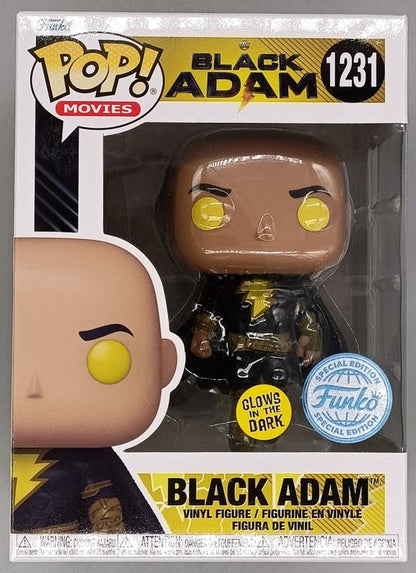 1231 Black Adam - Glow - DC Black Adam Funko POP Funko