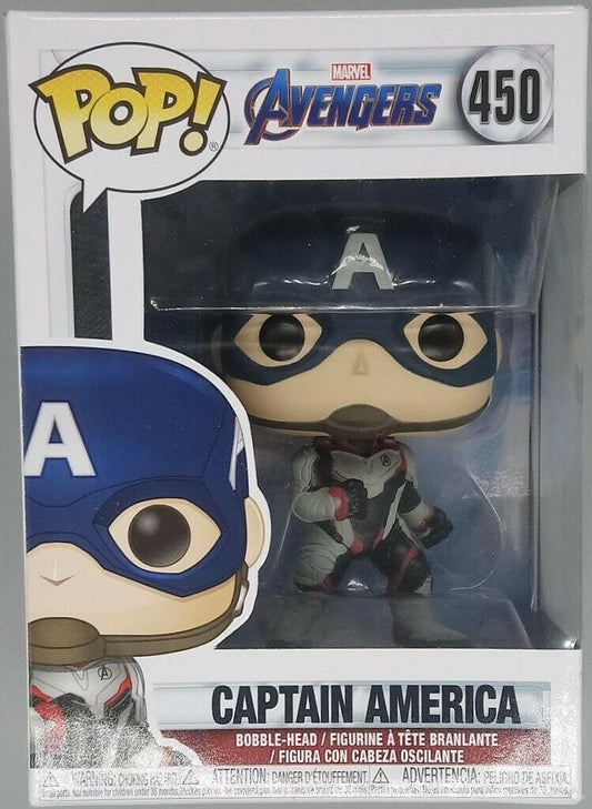 450 Captain America (Team Suit) Marvel Avengers Endgame Funko POP