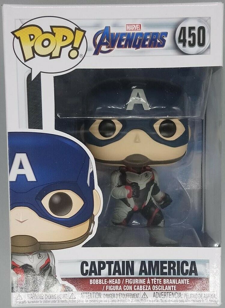 450 Captain America (Team Suit) Marvel Avengers Endgame Funko POP Funko