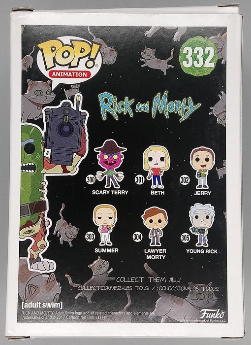 332 Pickle Rick (with Laser) - Rick and Morty - Box Damaged Funko POP
