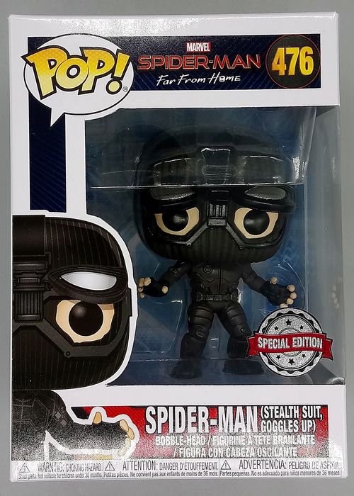 476 Spider-Man (Stealth Suit- Goggles Up) Marvel Far From H Funko POP
