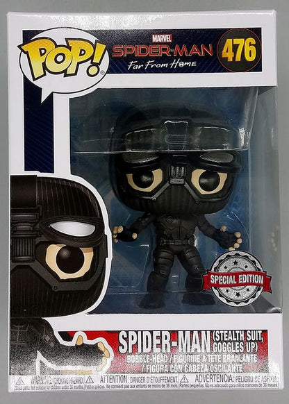 476 Spider-Man (Stealth Suit- Goggles Up) Marvel Far From H Funko POP