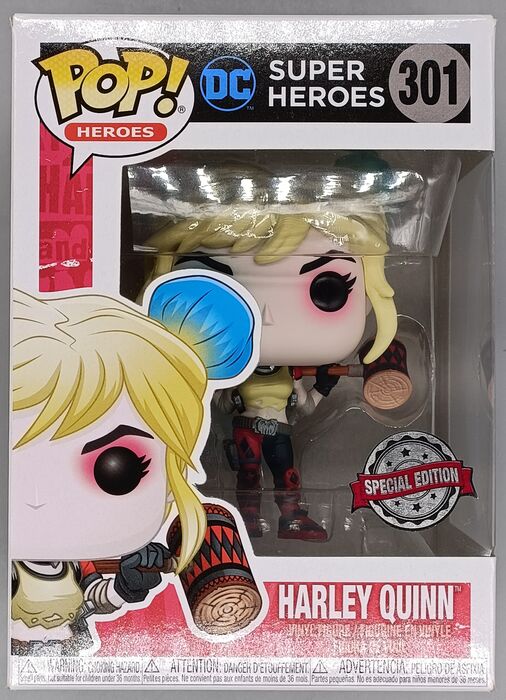 301 Harley Quinn (w/ Mallet) - DC Super Heroes - Box Damaged Funko POP Funko