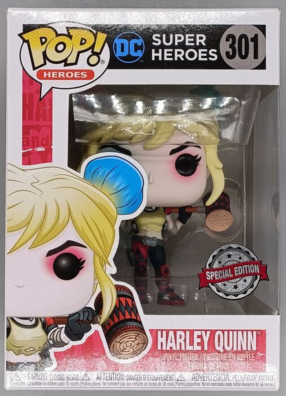 301 Harley Quinn (w/ Mallet) - DC Super Heroes - Box Damaged Funko POP Funko