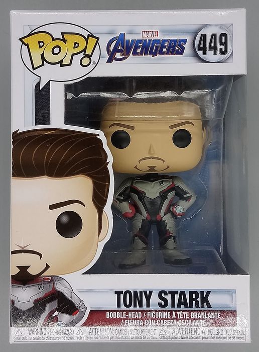 449 Tony Stark (Team Suit) - Marvel Avengers Endgame - Damaged Box Funko POP Funko