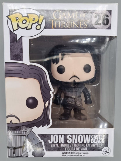 26 Jon Snow (Castle Black) - Game of Thrones - Box Damaged Funko POP