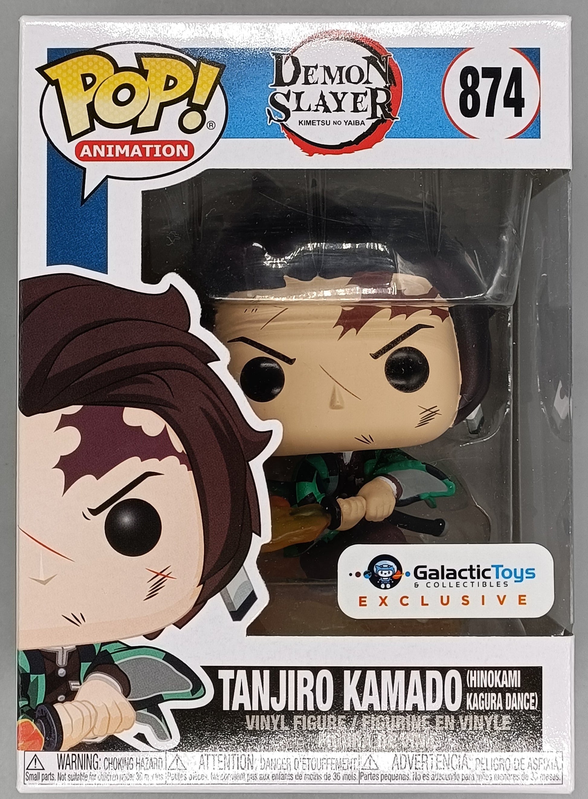 874 Tanjiro Kamado (Hinokami Kagura Dance) Demon Slayer Funko POP