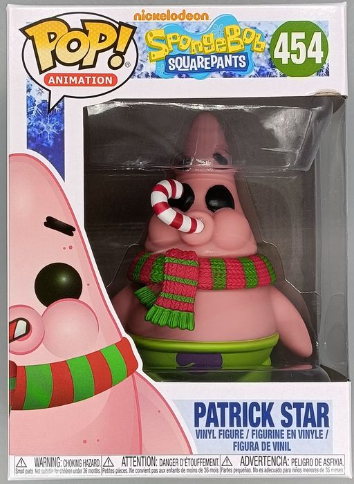 454 Patrick Star (Holiday) - SpongeBob SquarePants Box Damaged Funko POP
