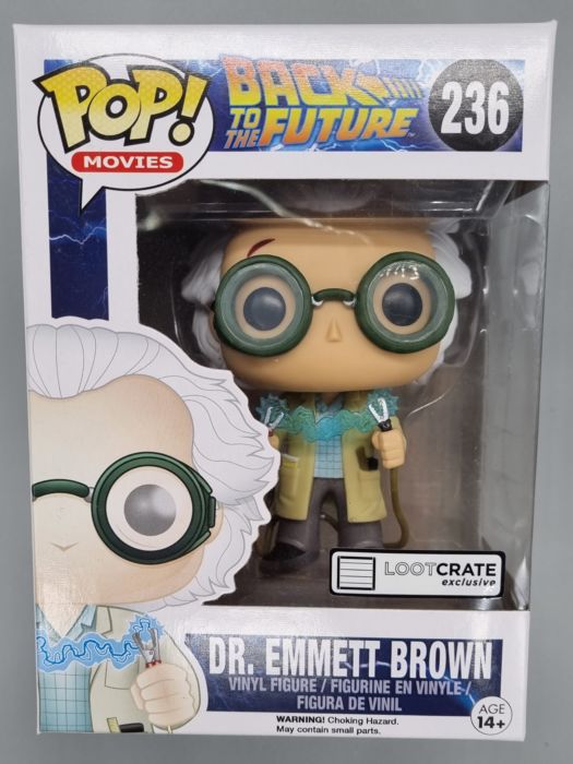 236 Dr. Emmett Brown (w/ Jumper Cables) Back to the Future Funko POP Funko
