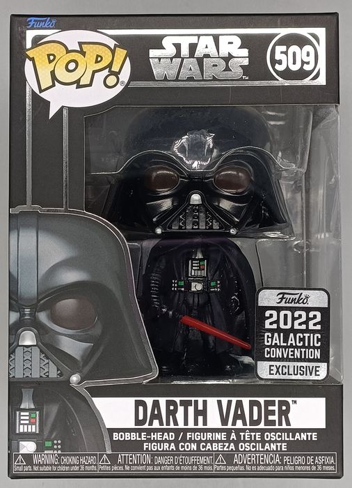 509 Darth Vader - Star Wars - 2022 Con Funko POP Funko