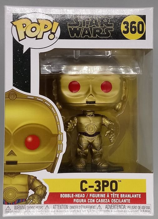 360 C-3PO (Red Eyes) - Metallic - Star Wars Funko POP