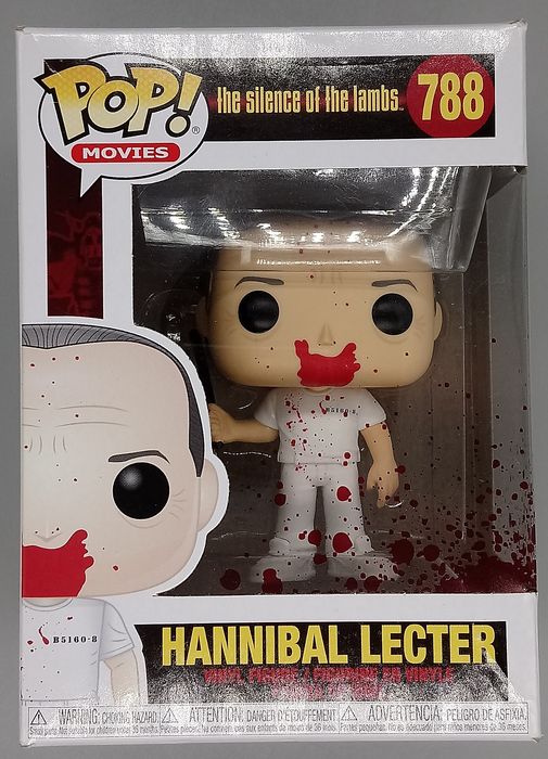 788 Hannibal Lecter (Jumpsuit Bloody) Silence of The Box Damaged Funko POP