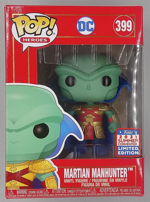 399 Martian Manhunter - DC Imperial Palace - 2021 Con Funko POP Funko