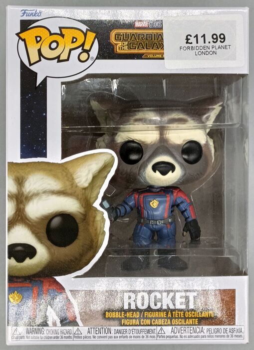 1202 Rocket Marvel Guardians of the Galaxy Vol. 3 Box Damaged Funko POP Funko