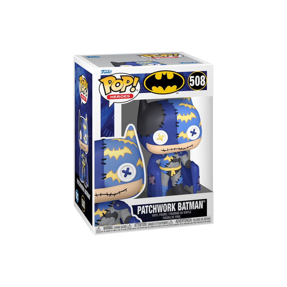 508 Patchwork Batman - DC Batman Funko POP - Brand New