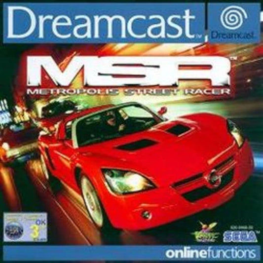 M-SR  -  Metropolis Street Racer for Sega Dreamcast (DC) SEGA