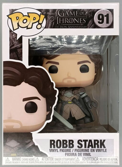91 Robb Stark - Game of Thrones - Box Damaged Funko POP Funko