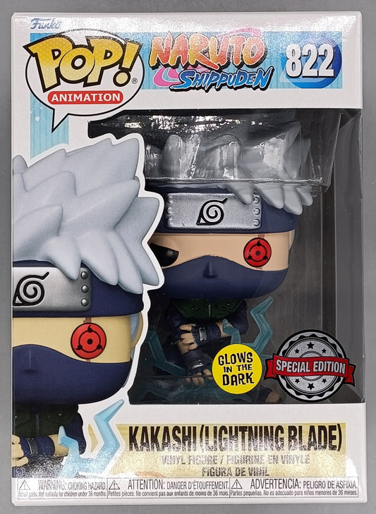 822 Kakashi (Lightning Blade) Naruto Shippuden - Box Damaged Funko POP
