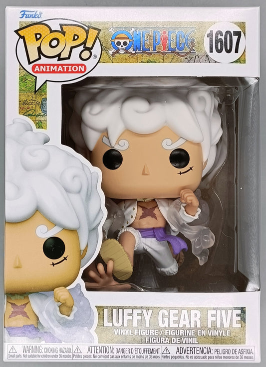 1607 Luffy Gear Five - One Piece - Brand New Funko POP in Protector