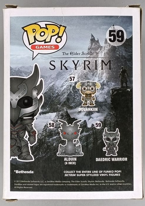 59 Daedric Warrior - Elder Scrolls Skyrim - Funko POP - Box Damaged