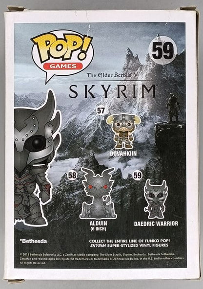 59 Daedric Warrior - Elder Scrolls Skyrim - Funko POP - Box Damaged