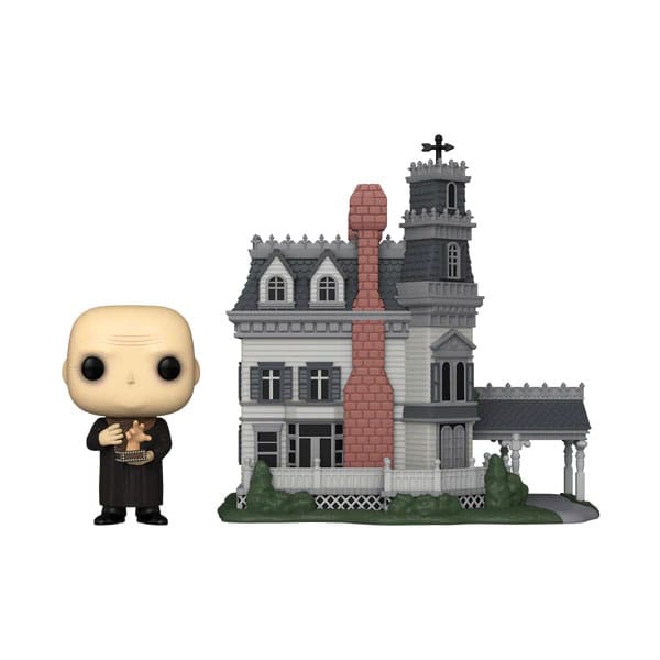 40 Uncle Fester and Addams Family Mansion - Town - The Addams Family Funko POP - Brand New