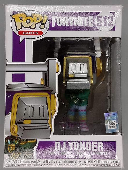 512 DJ Yonder - Fortnite - Box Damaged Funko POP Funko