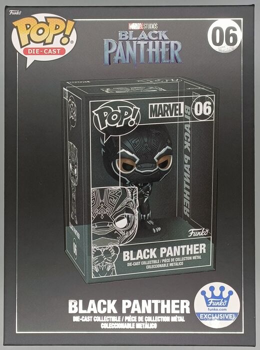 06 Black Panther Die-Cast Marvel Funko POP Funko