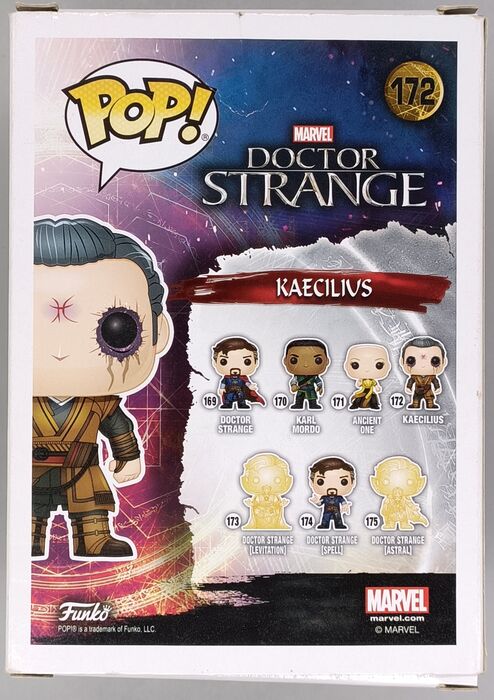 172 Kaecilius - Marvel Doctor Strange - Box Damaged Funko POP