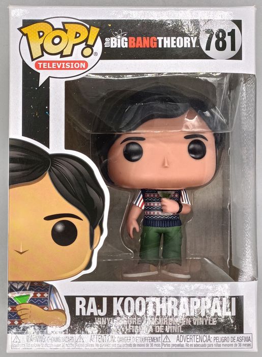 781 Raj Koothrappali (w/ Cocktail) - Big Bang Theory Funko POP