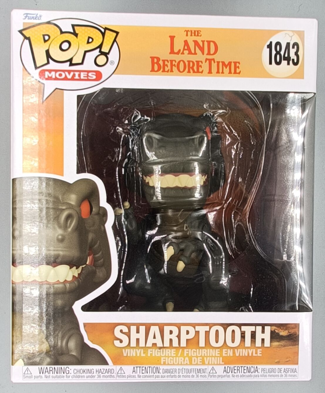 1843 Sharptooth - 6 Inch - The Land Before Time Funko POP - Brand New