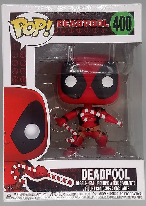 400 Deadpool (w/ Candy Canes) Marvel - Holidays Box Damaged Funko POP