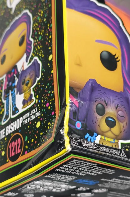 1212 Kate Bishop with Lucky Blacklight Marvel Hawke Box Damaged Funko POP