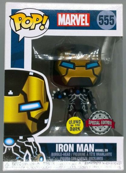 555 Iron Man (Model 39) - Glow - Marvel Funko POP Funko