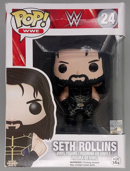 24 Seth Rollins (Black) - WWE - Box Damaged Funko POP Funko