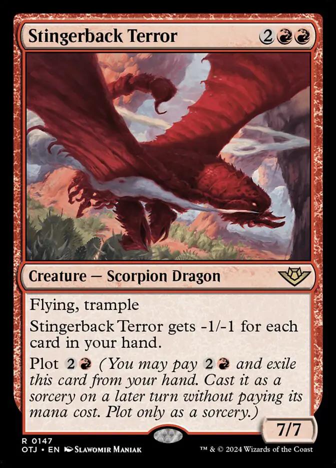 147 - Stingerback Terror - Outlaws of Thunder Junction - Normal - Magic: The Gathering Card