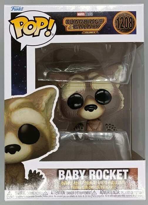 1208 Baby Rocket - Marvel Guardians Of the Galaxy 3 Funko POP