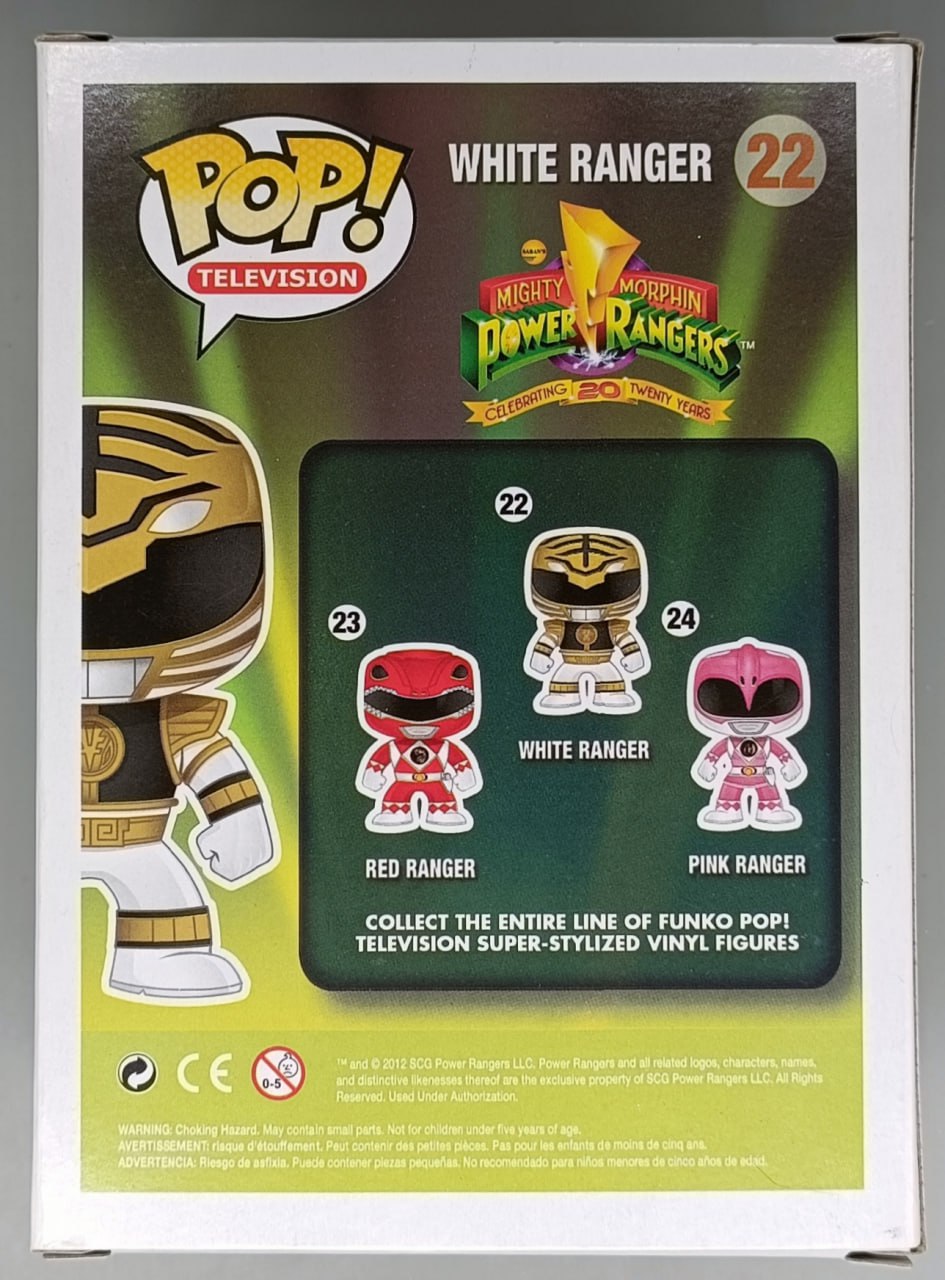 22 White Ranger - Power Rangers Funko POP