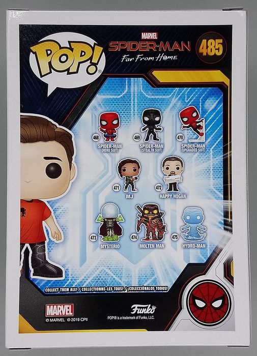 485 Spider-Man (Borrowed Jersey) - Marvel Far From Home Funko POP